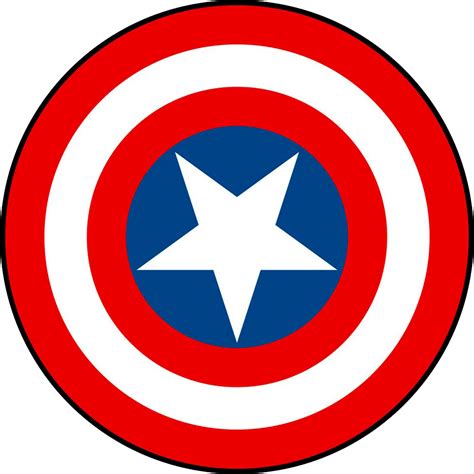 Escudo Do Capitão América Em Png Captain America Shield To Print