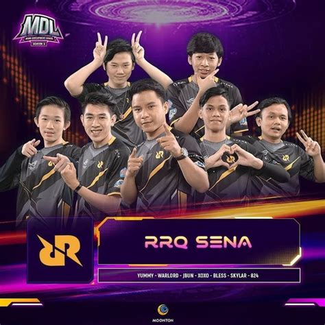 Daftar Roster RRQ Sena MDL ID Season 3 Mobile Legends ML Esportsku