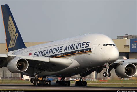 9V SKR Singapore Airlines Airbus A380 841 Photo By Akbarali Mastan ID