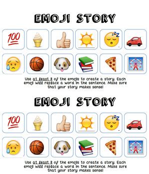 Emoji Writing by Chantalle Crepeele | TPT