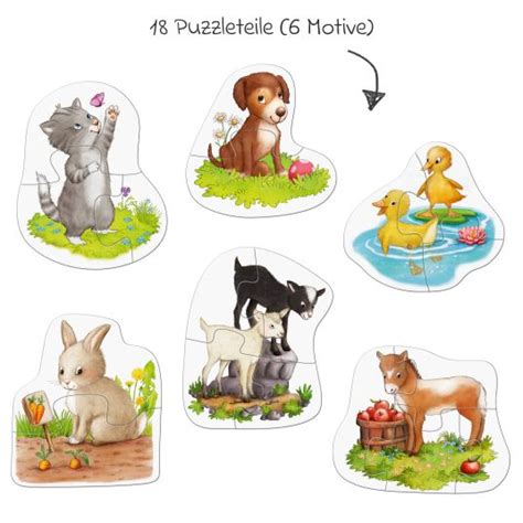 Haba Erste Puzzles Tierkinder Mit Spielfigur Teile