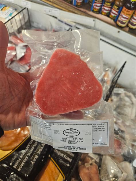 Tuna Steak Yellowfin Tuna 6 Oz Nosso Talho