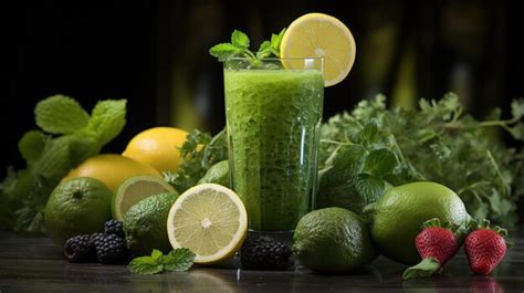 Premium Photo Healthy And Fresh Detox Diet Juice