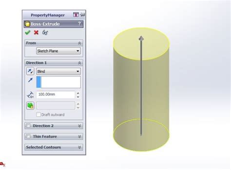 Solidworks Exercises For Creating 3d Cylinder And Cone Tutorial