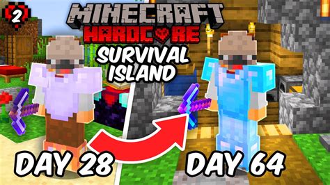 I Survived 100 Days On A Survival Island In Minecraft Hardcore Part 2