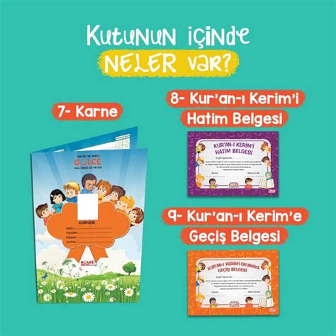 Dini Eğitim Odaklı Gülce Okul Öncesi Seti Dini Gülce Kitap Asuman Kılıç