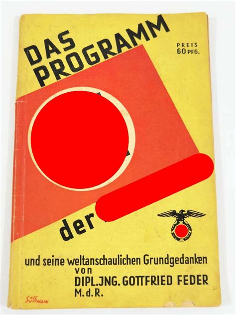 Das Programm Der Nsdap Und Seine Weltanschaulichen Grundgedanken