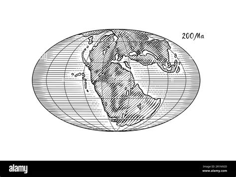 Plate Tectonics On The Planet Earth Pangaea Continental Drift