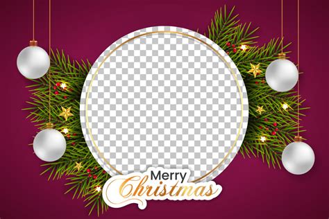 Christmas Photo Frame Graphic by Tanu · Creative Fabrica