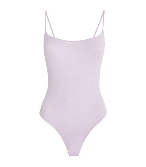 Womens Skims Purple Fits Everybody Cami Bodysuit Harrods UK