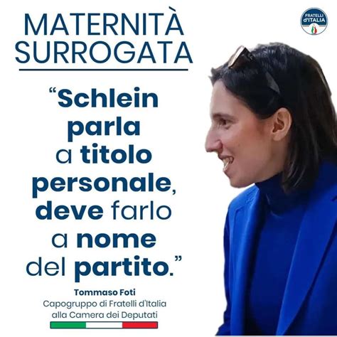 Tommaso Foti On Twitter La Schlein Da Tempo Ha Gettato La Maschera