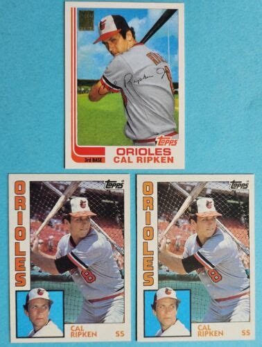 Topps Traded Rookie T Cal Ripken Jr Rp Set Break Exmt