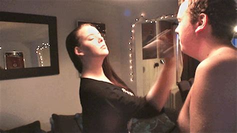 Extreme Face Slapping With Slave 401 Small Version Miss Ely