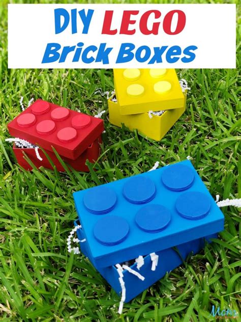 DIY LEGO Brick Boxes Tutorial - Mom Does Reviews