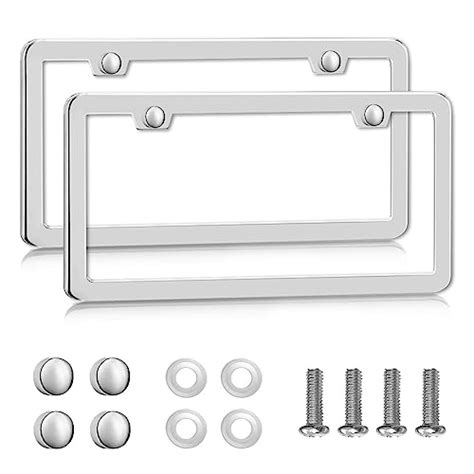 10 Best Silver License Plate Frames 2024