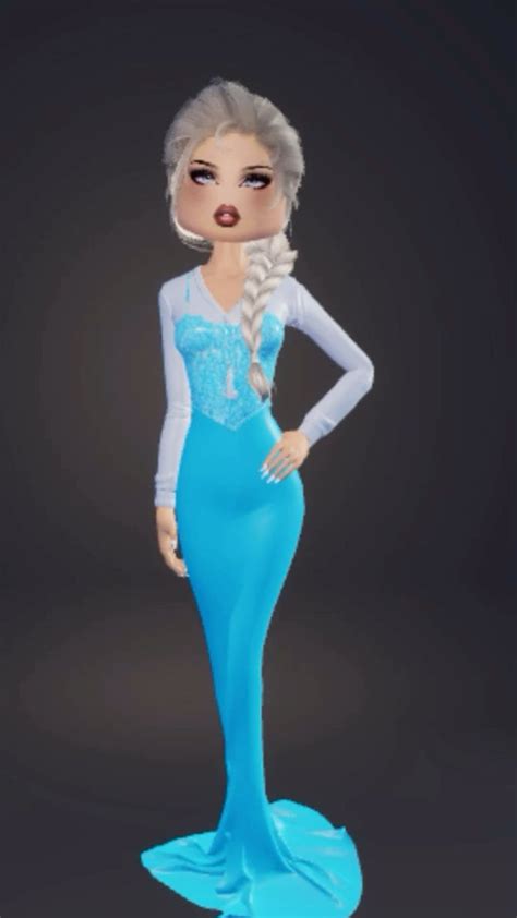 Dress To Impress Elsa From Frozen Outfit En 2024 Vestirse Para Impresionar