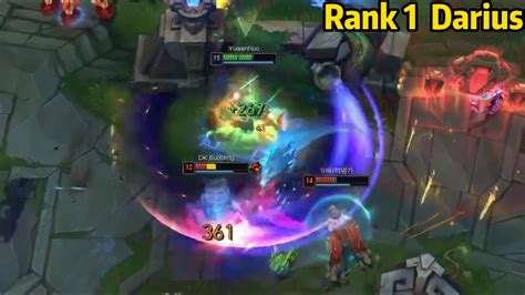 Rank 1 Darius How To CARRY With Darius In KR High Elo YouTube