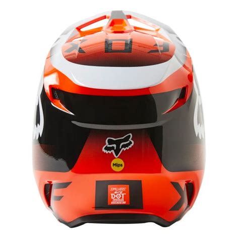 Casco Moto FOX V1 Leed Flo Orange Pronto Per L Invio ICasque It