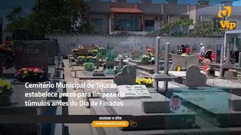 Cemitério Municipal de Tijucas estabelece prazo para limpeza de túmulos