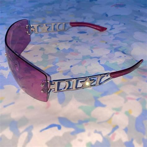 Vintage Y2k Christian Dior Shield Sunglasses Depop