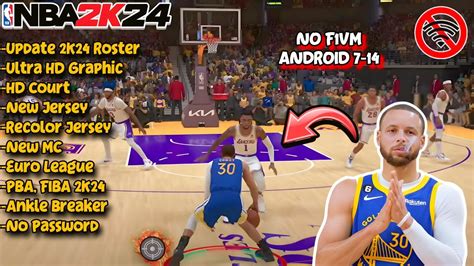 Nba K Update Roster K Android No F Vm Work On All Android Youtube