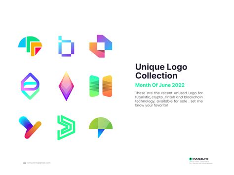 Unique Modern Colorful Futuristic Logo Collection On Behance