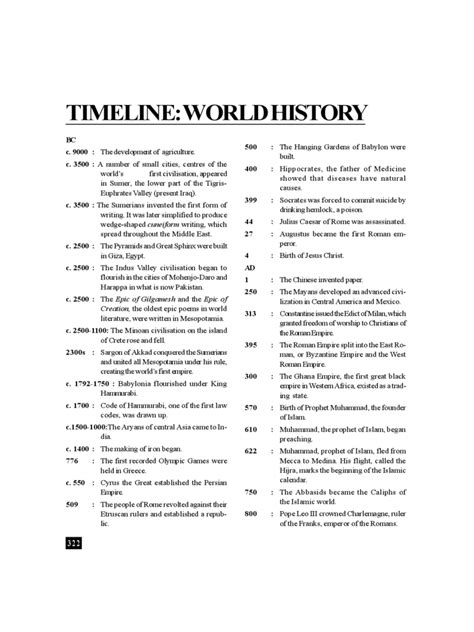 World History Timeline Template Free Templates In Pdf Word Excel