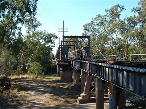 Murrumbidgee River Railway Bridge Wagga Wagga New South Wales