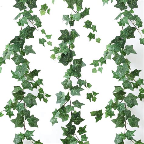 Dremisland 3PCS Fake Ivy Garland Artificial Foliage Plants 6 7FT