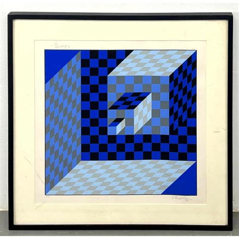 Sold At Auction Victor Vasarely Victor Vasarely Op Art Graphic