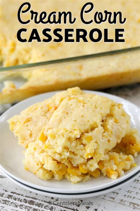 Cream Corn Casserole {Delicious Holiday Side} - The Shortcut Kitchen