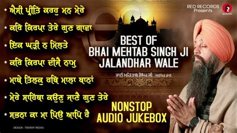 Best Of Bhai Mehtab Singh Ji Jalandhar Wale Nonstop Audio Jukebox