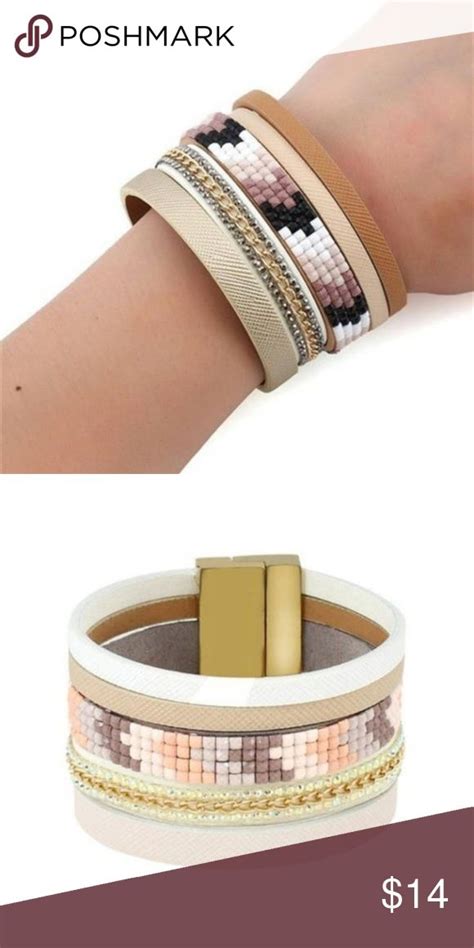 Leather Bracelet Fashionable Leather Bracelet Multicolor Alloy