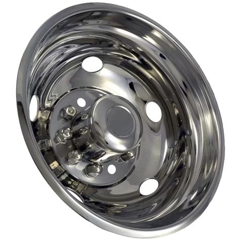 19 5 Stainless Steel Wheel Simulator 5 Lug Front 10 Lug Rear Mill Supply Inc