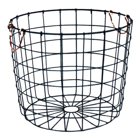 Round Wire Basket - Bronze - At Home