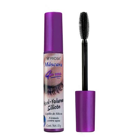 Mascara de Pestañas Maxi Volumen Silicón 4 EN 1 PROSA