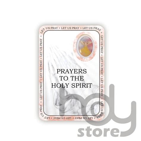 Holy Spirit Prayer Card Booklet