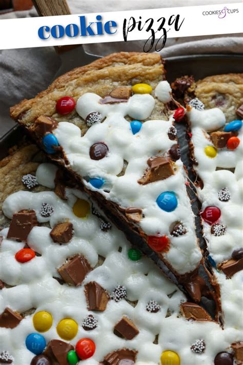 Cookie Pizza Cookies And Cups