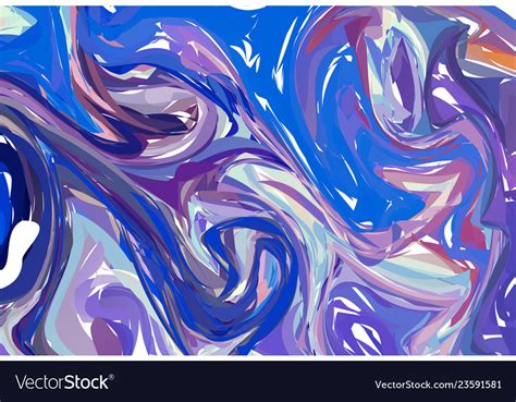 Blue white marble abstract background liquid Vector Image