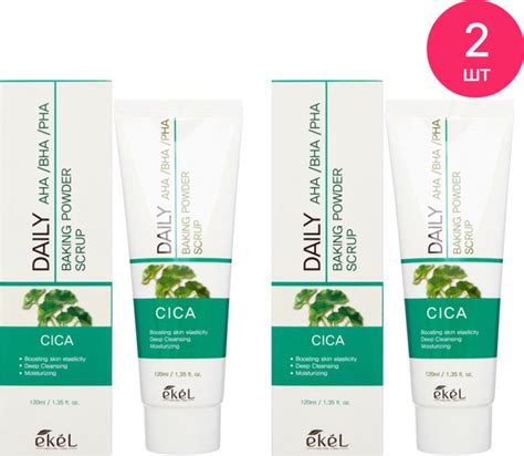 EKEL / Экель Daily Baking Powder Scrup Cica Скраб для лица с содой и с ...