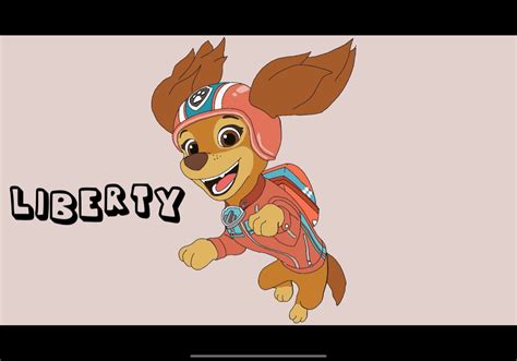 How to draw Liberty from Paw Patrol Movie 2021 - YouTube | Paw patrol ...