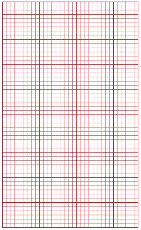 Download Graph Paper Red Lines With Bold Line Word Excel Pdf