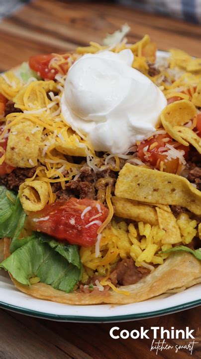 Copycat Taco Bell Fiesta Taco Salad - CookThink