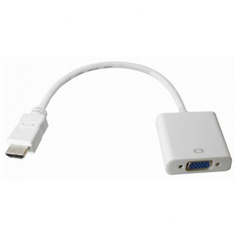 Cabo Conversor Adaptador HDMI x VGA Fêmea Chip 20cm