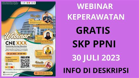 30 JULI 2023 GRATIS SKP PPNI WEBINAR KEPERAWATAN 𝙊𝙥𝙩𝙞𝙢𝙞𝙯𝙞𝙣𝙜