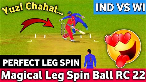 Perfect Leg Spin Ball And Wicket Call 🙄😨 Real Cricket 22 Youtube