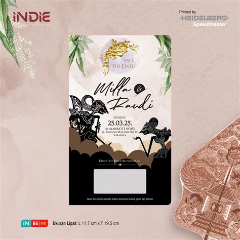 Jual Indie In 86 Std Blanko Undangan Undangan Murah Blangko