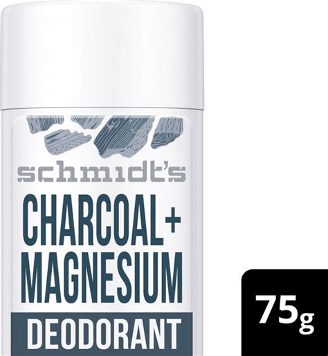 Schmidt S Charcoal Magnesium Natural Deodorant Stick G Bol