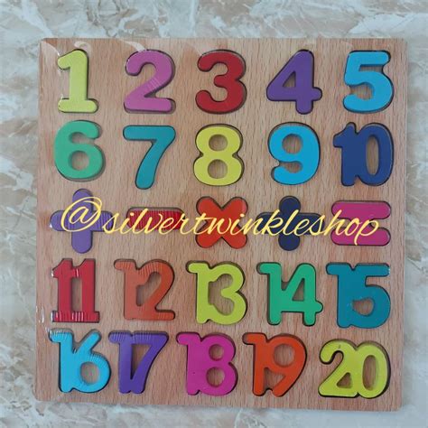 Jual Mainan Edukasi Puzzle D Huruf Angka Abc Number Numbers Kayu