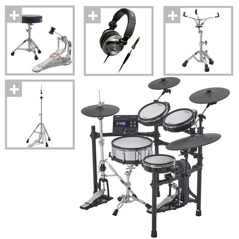 Roland V Drum Series Td Kv E Drum Bundle Electronic Drum Kit